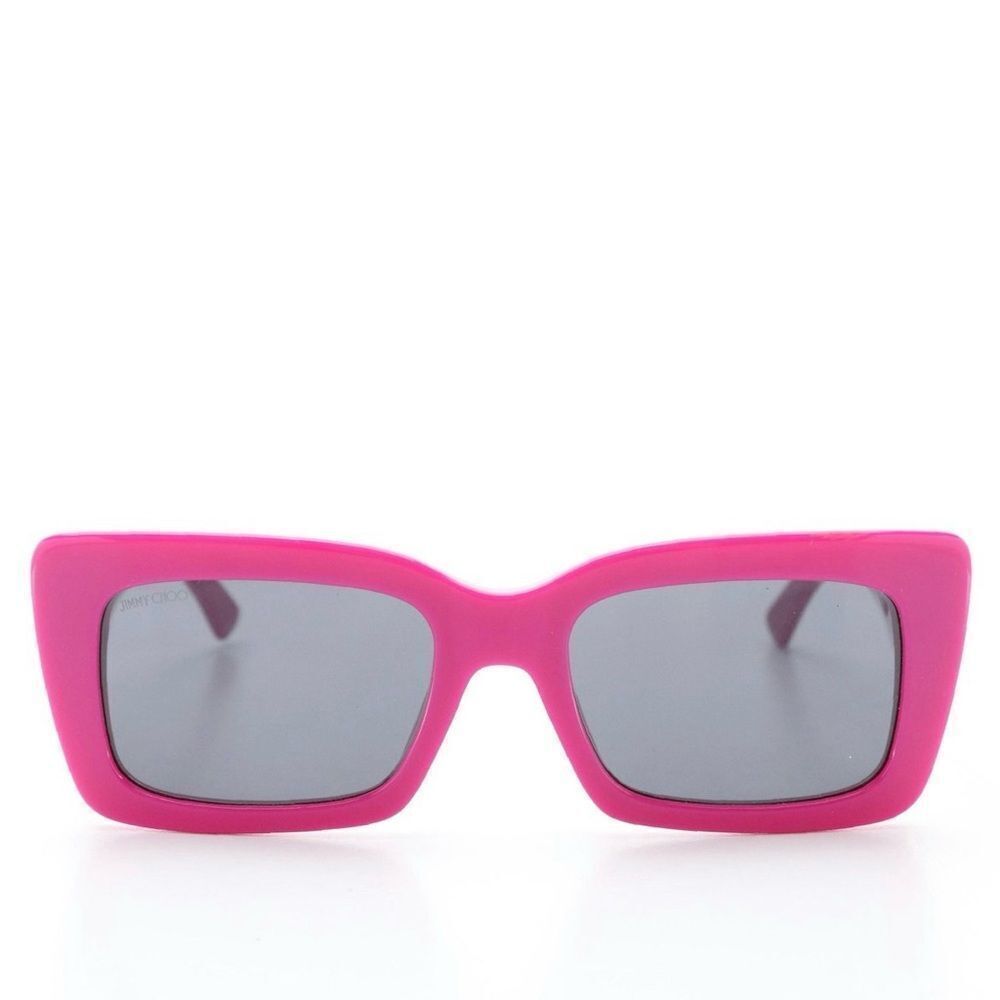 Jimmy Choo Vita Fuchsia Rectangular Sunglasses - image 5